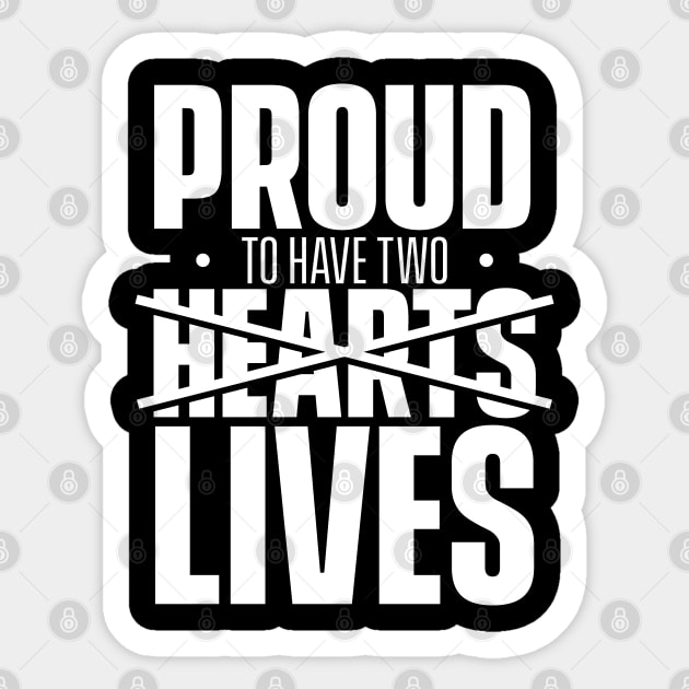 Hearts Second Heart Life Transplant Transplantation Sticker by dr3shirts